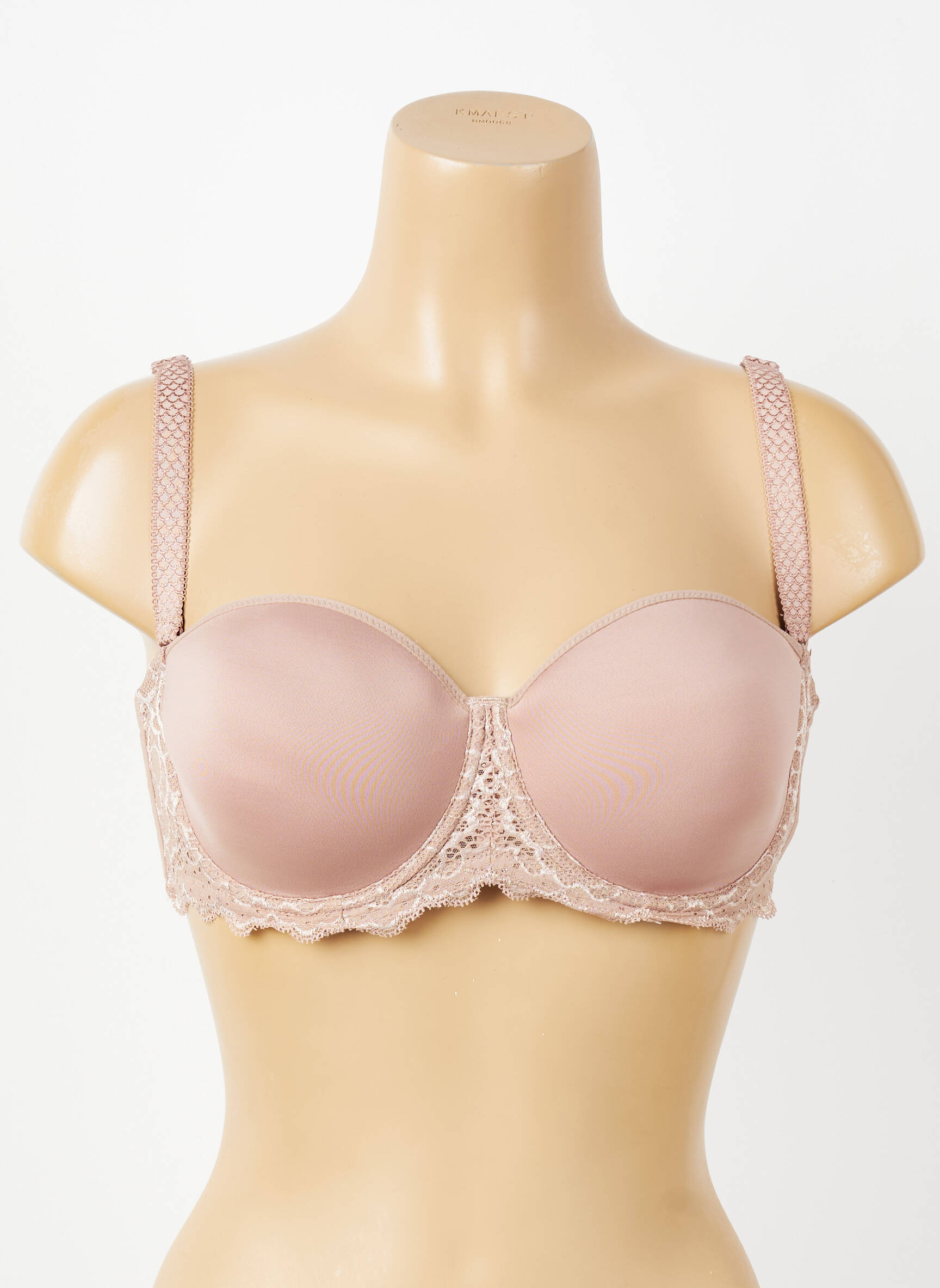 Sutien efect material satinat top sutien modelat roz SIMONE PERELE femeie