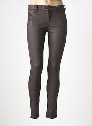 Pantalon chino talie joasă talie joasă maro COUTURIST femeie
