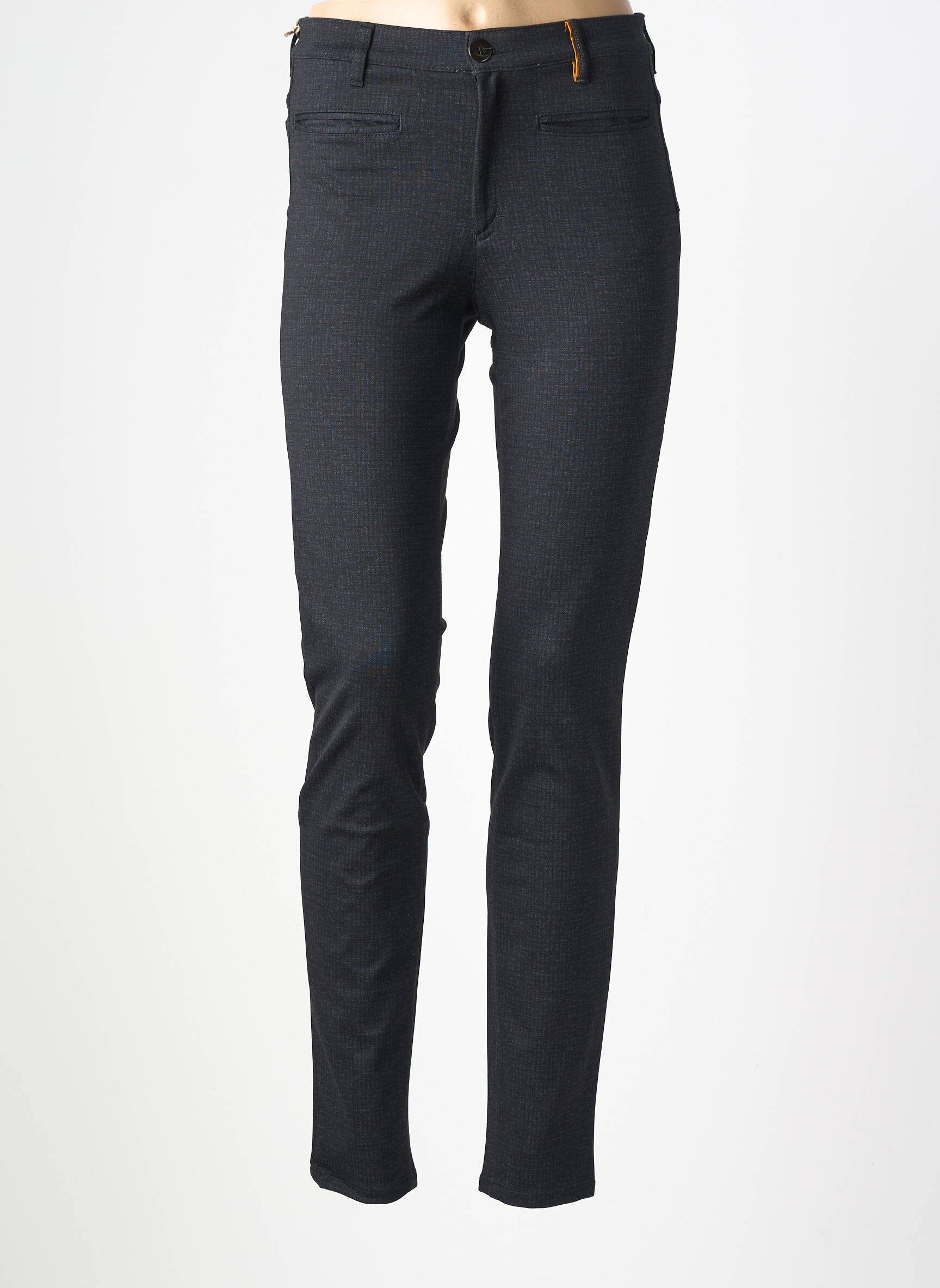 Pantalon slim mărime normală mărime normală gri COUTURIST femeie