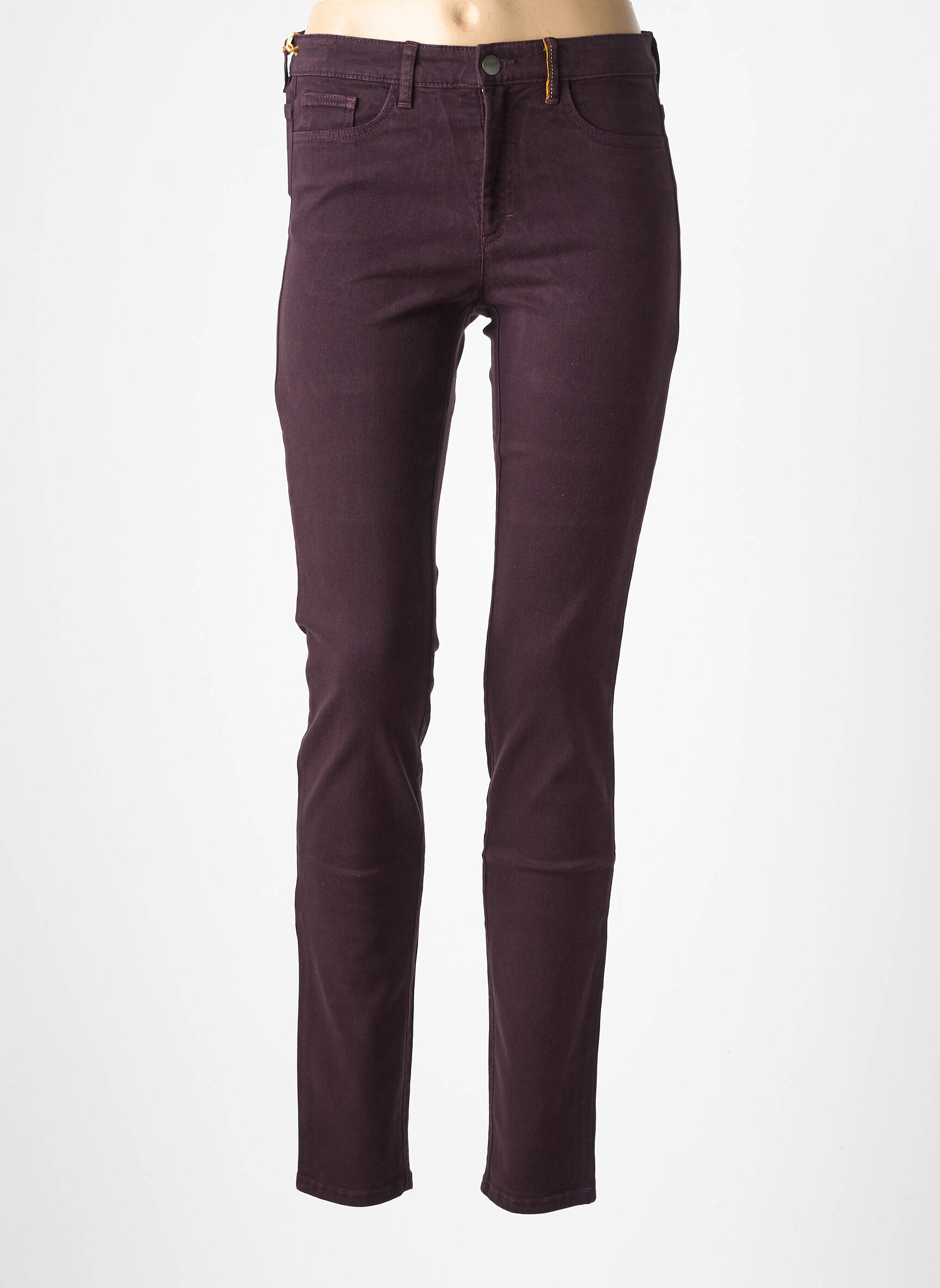Blugi cu croială slim elasticitate mărime normală violet COUTURIST femeie