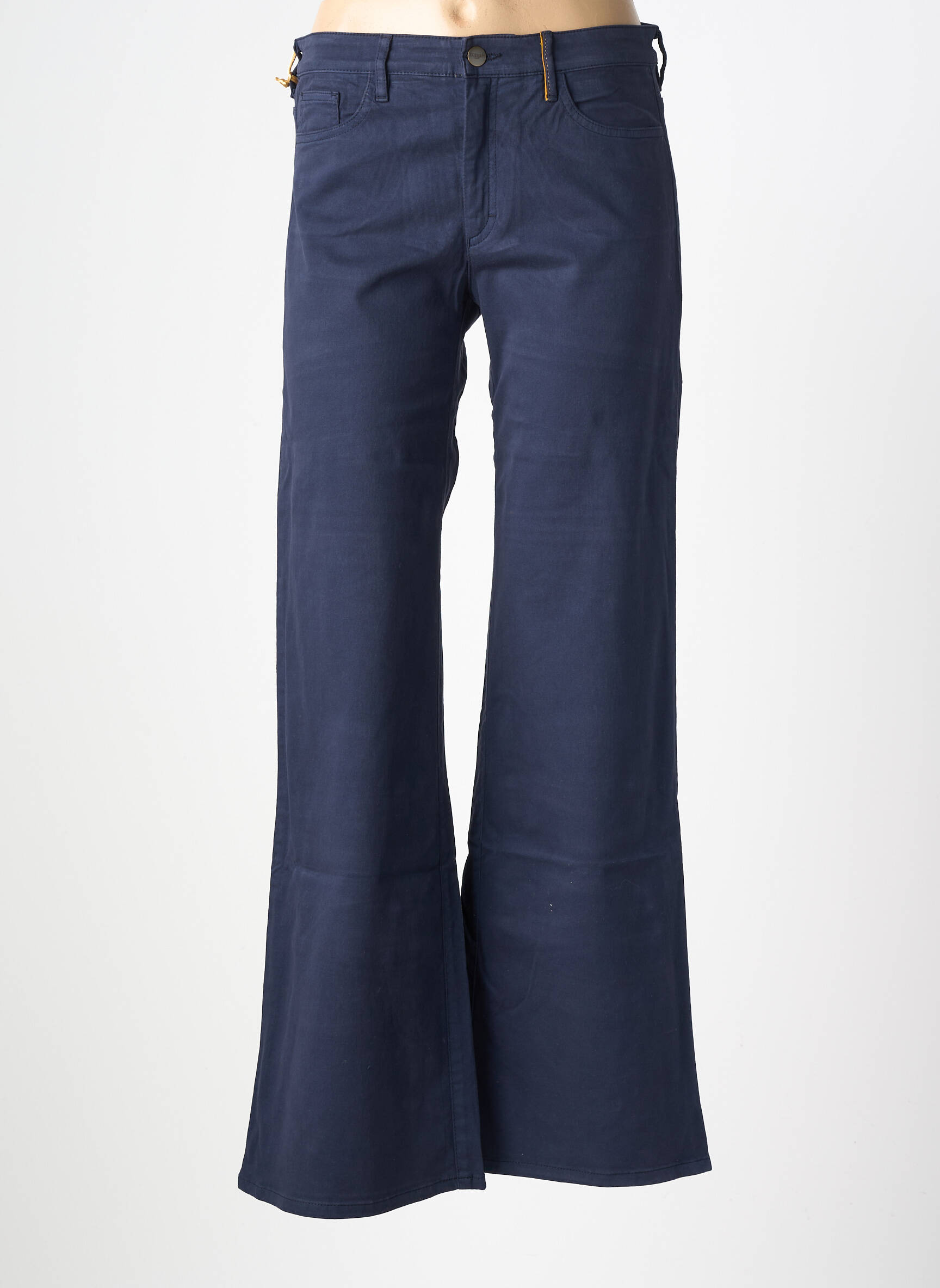 Pantalon evazat elasticitate mărime normală albastru COUTURIST femeie