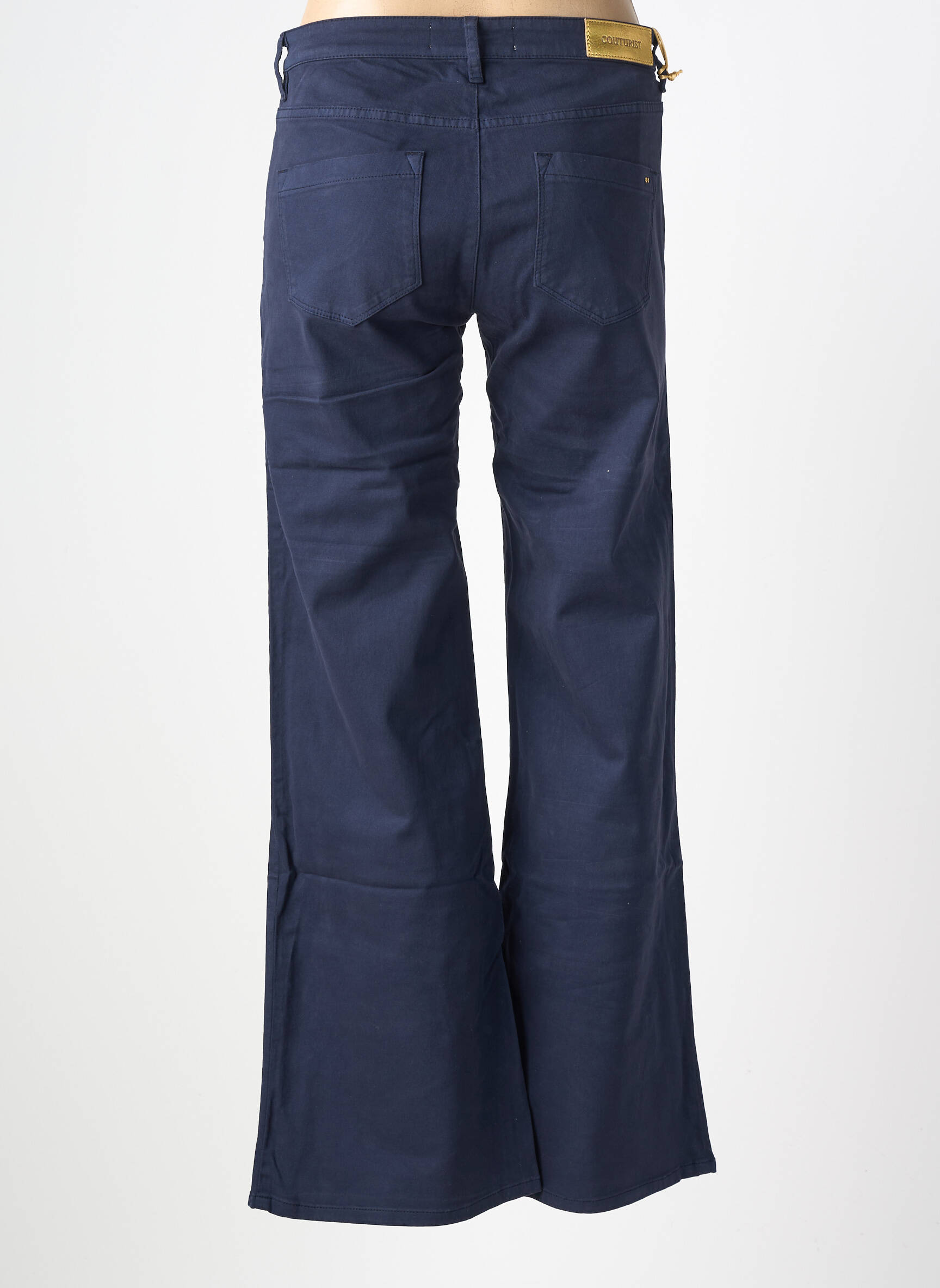Pantalon evazat elasticitate mărime normală albastru COUTURIST femeie