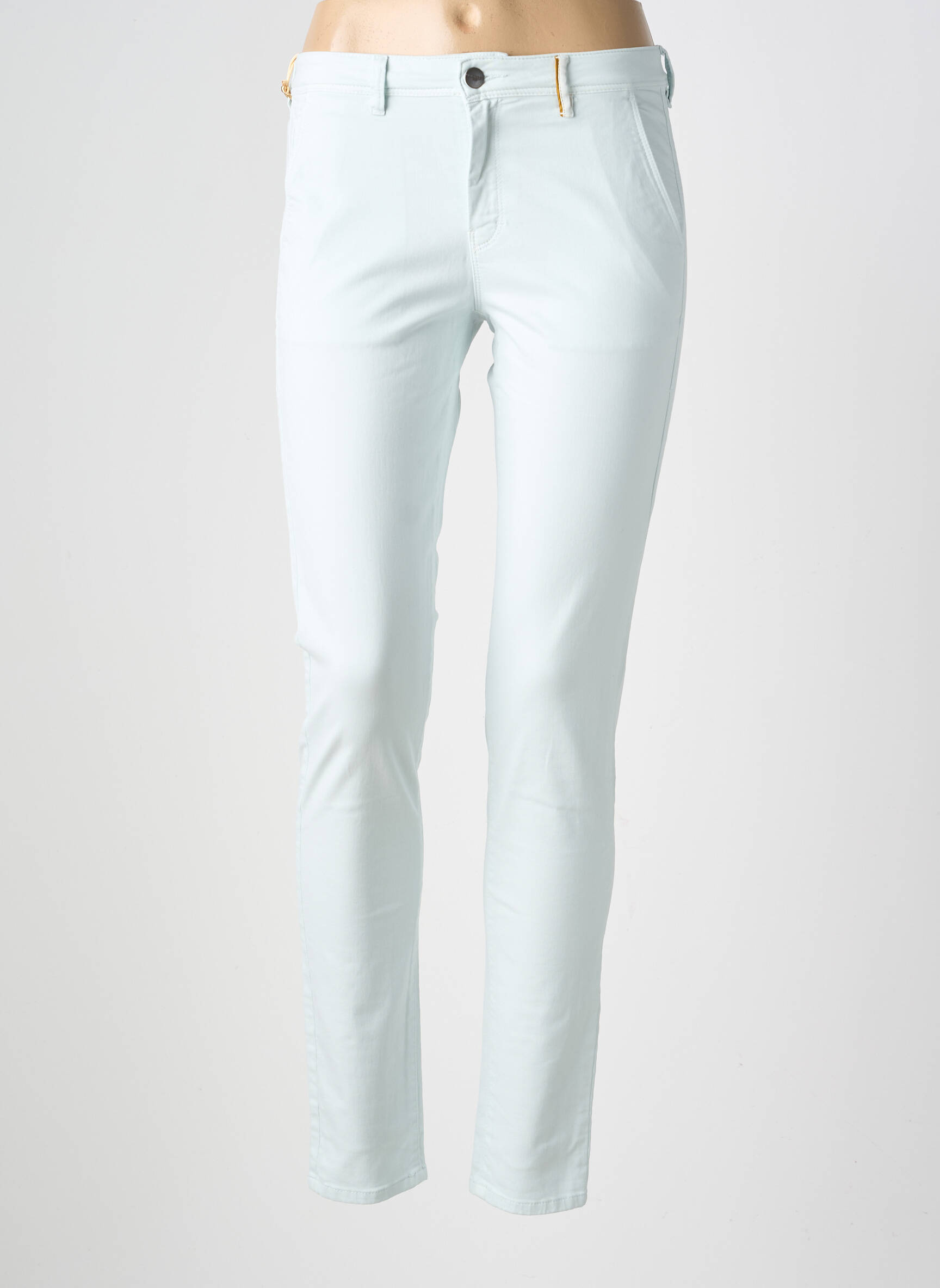 Pantalon drept elasticitate mărime normală verde COUTURIST femeie