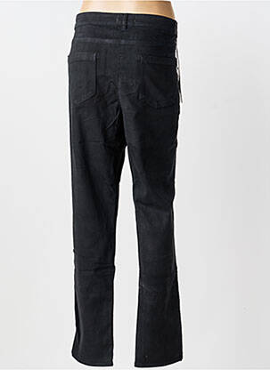 Pantalon slim țesătură poplin mărime normală negru COUTURIST femeie