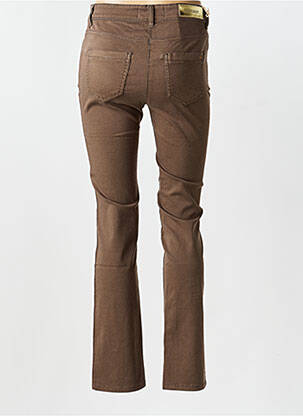 Pantalon slim buzunare maro COUTURIST femeie