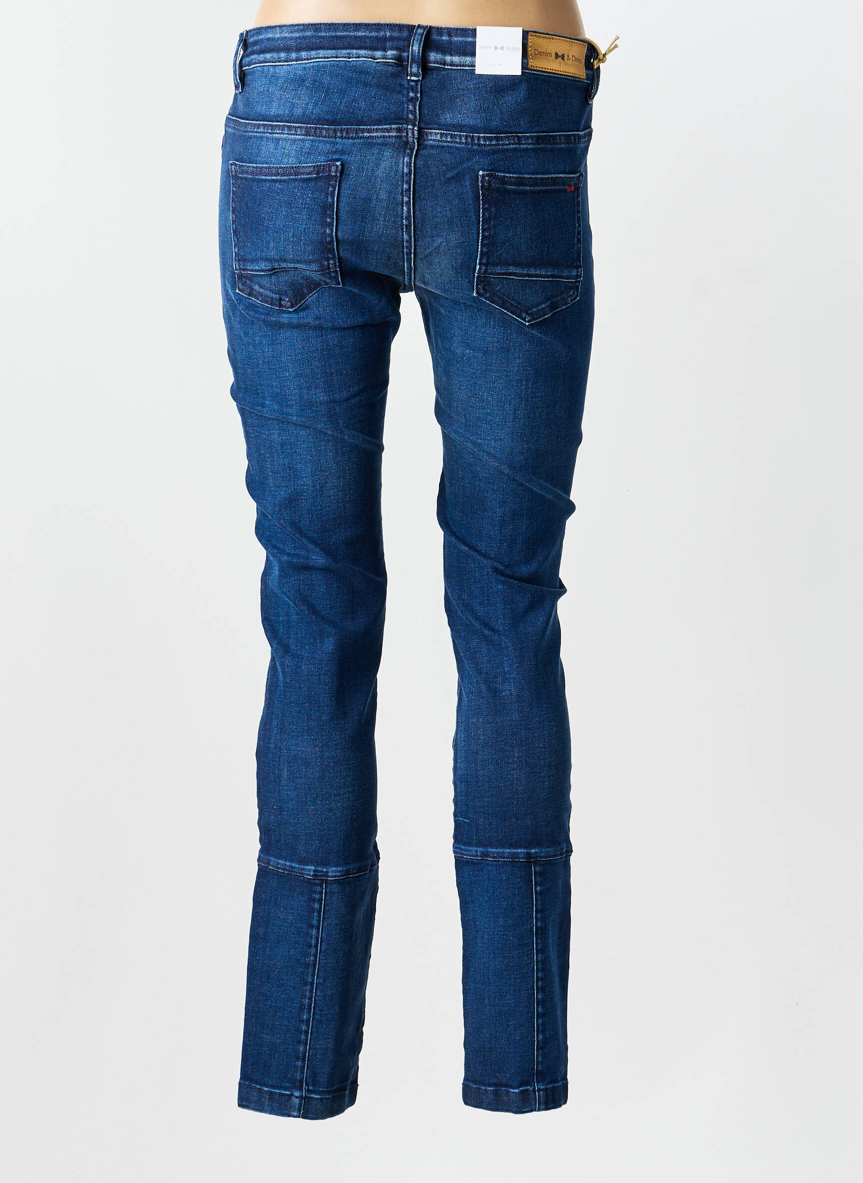 Blugi skinny buzunare albastru DENIM &DRESS femeie