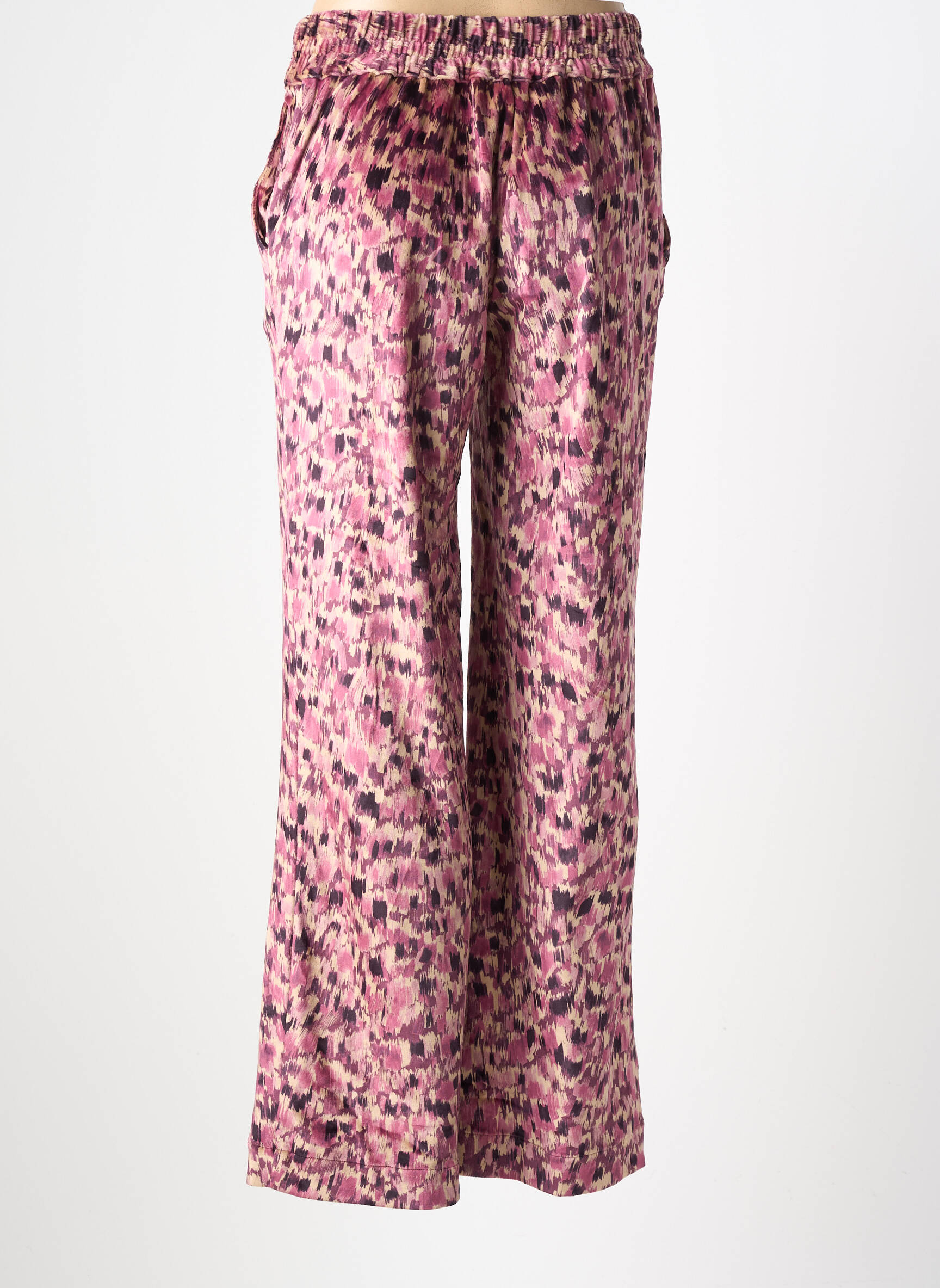 Pantalon larg buzunare mărime normală violet COUTURIST femeie