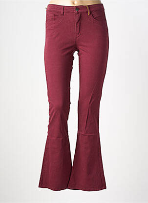 Pantalon evazat elasticitate mărime normală roșu COUTURIST femeie