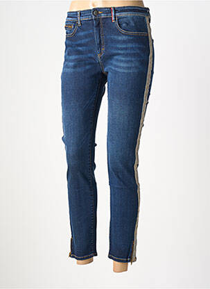 Blugi cu croială slim elasticitate mărime normală albastru DENIM &DRESS femeie