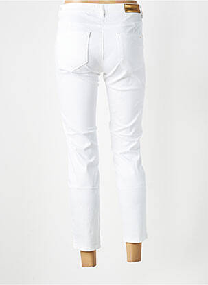Pantalon 7/8 elasticitate mărime normală alb COUTURIST femeie