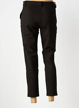 Pantalon chino închidere cu fermoar sub clapetă cu nasturi mărime normală negru COUTURIST femeie