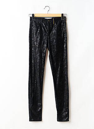 Pantalon slim elasticitate mărime normală negru COUTURIST femeie