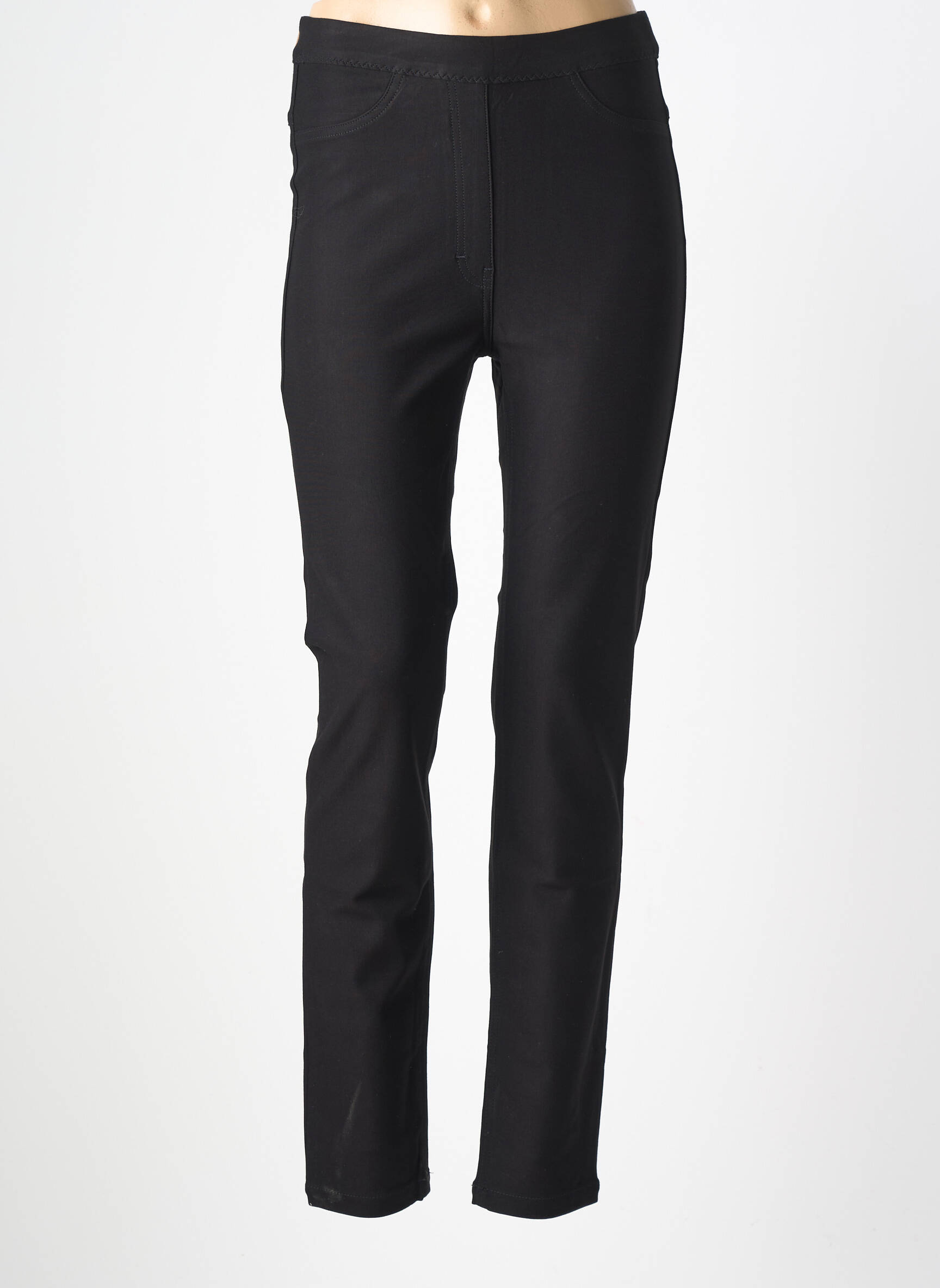 Jegging țesătură jersey mărime normală negru COUTURIST femeie
