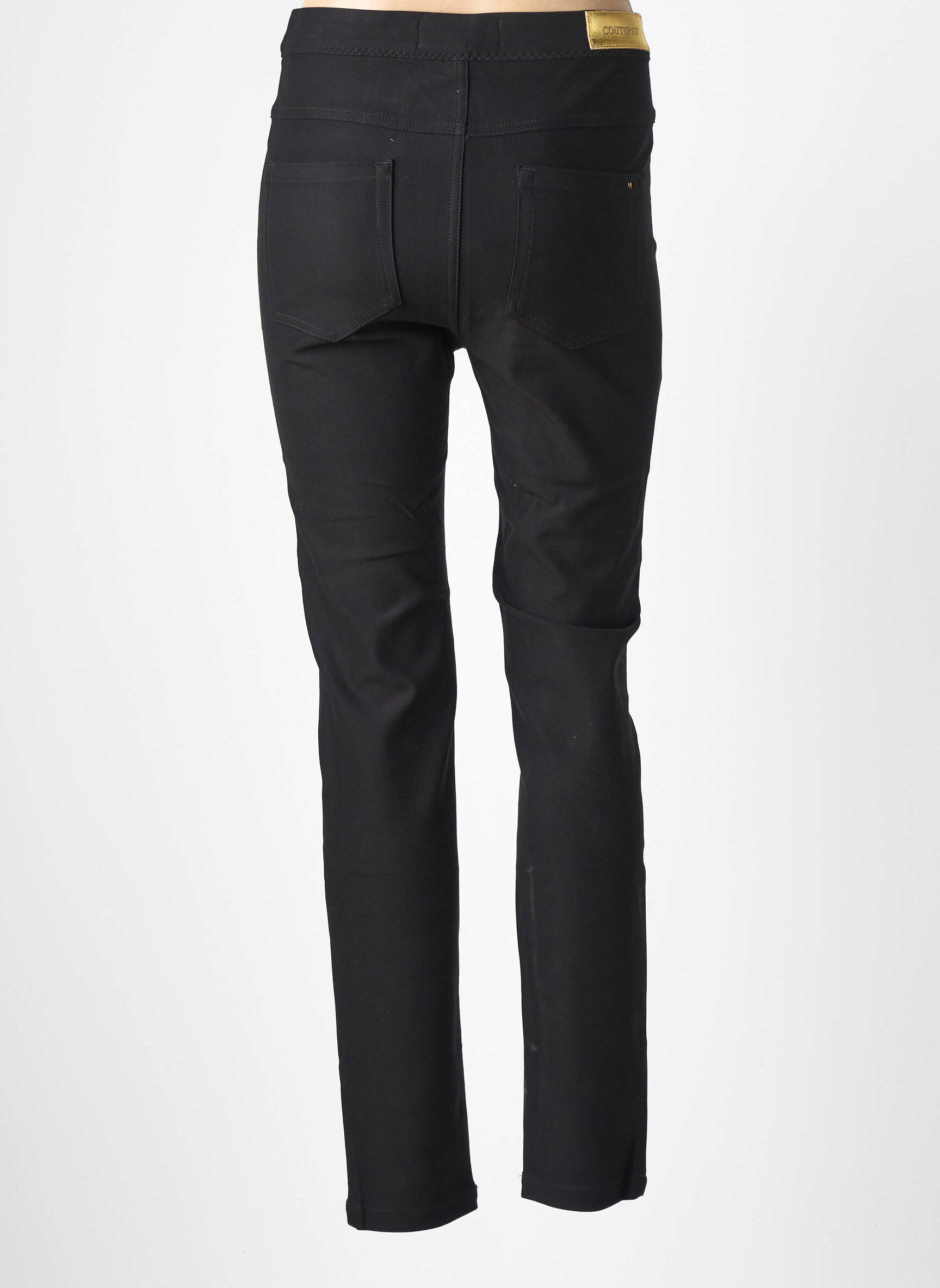 Jegging țesătură jersey mărime normală negru COUTURIST femeie