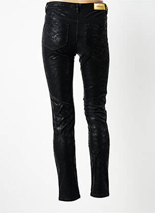 Pantalon slim țesătură poplin mărime normală negru COUTURIST femeie