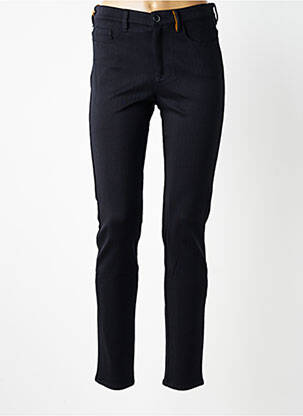 Pantalon slim elasticitate mărime normală negru COUTURIST femeie