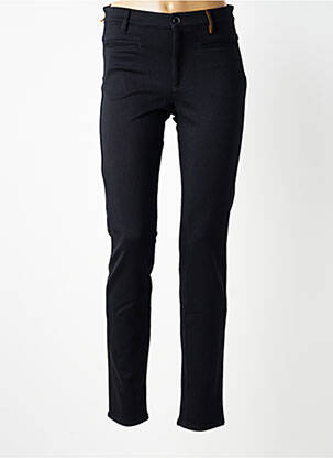 Pantalon slim elasticitate mărime normală negru COUTURIST femeie