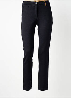 Pantalon chino închidere cu fermoar sub clapetă cu nasturi mărime normală negru COUTURIST femeie
