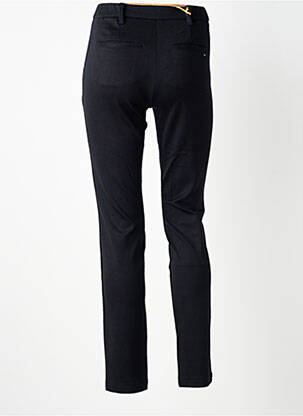 Pantalon chino închidere cu fermoar sub clapetă cu nasturi mărime normală negru COUTURIST femeie