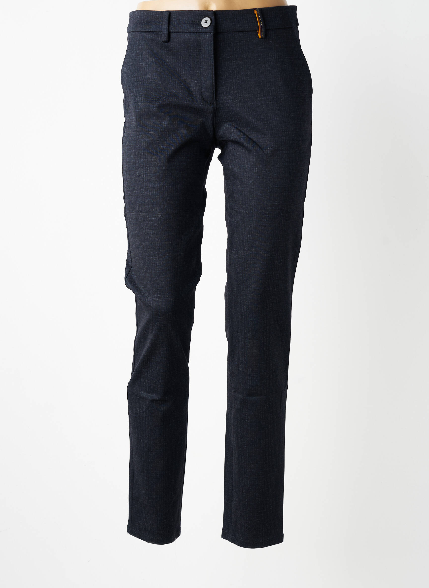 Pantalon chino țesătură poplin mărime normală gri COUTURIST femeie