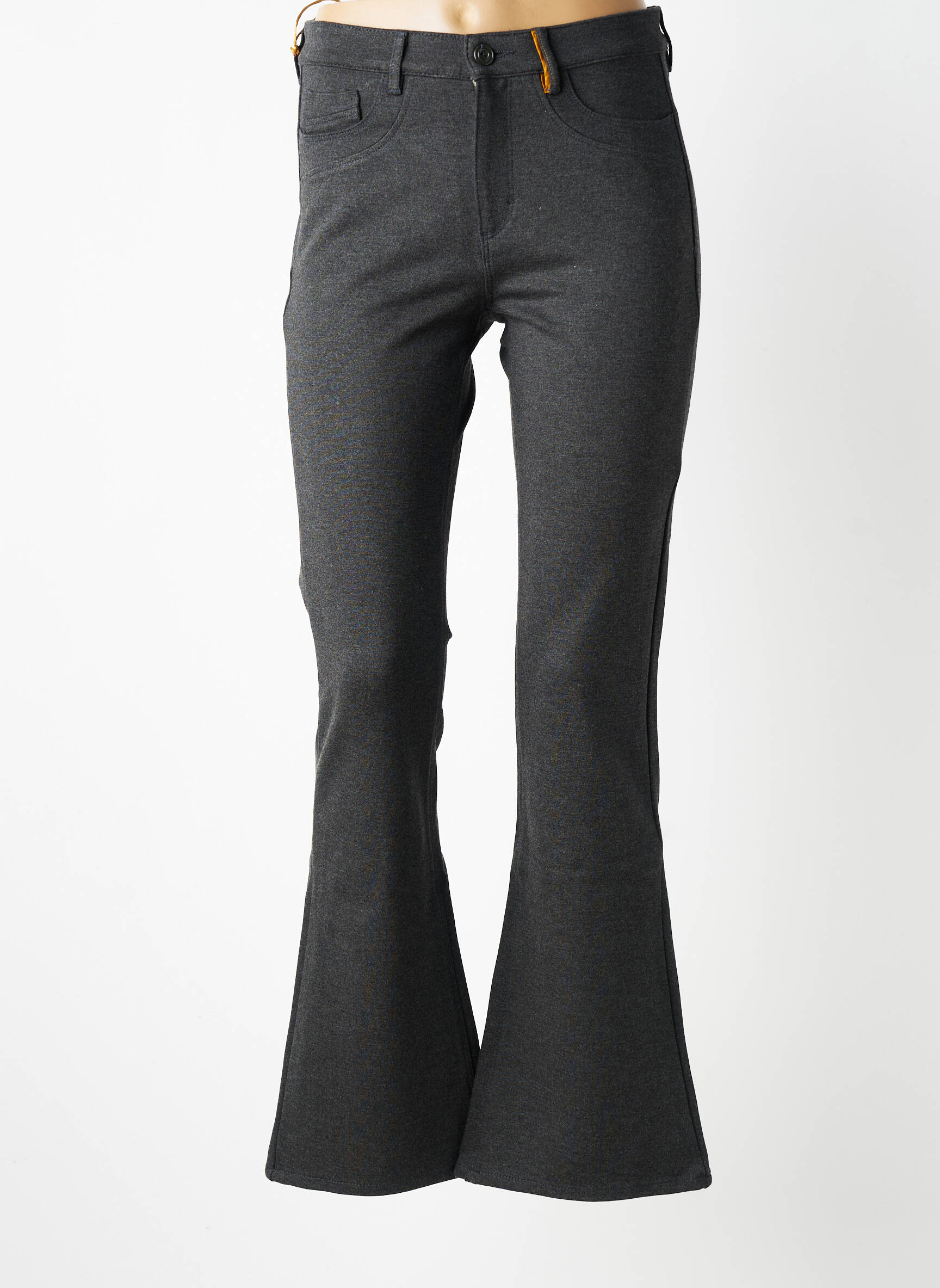 Pantalon evazat mărime normală mărime normală gri COUTURIST femeie