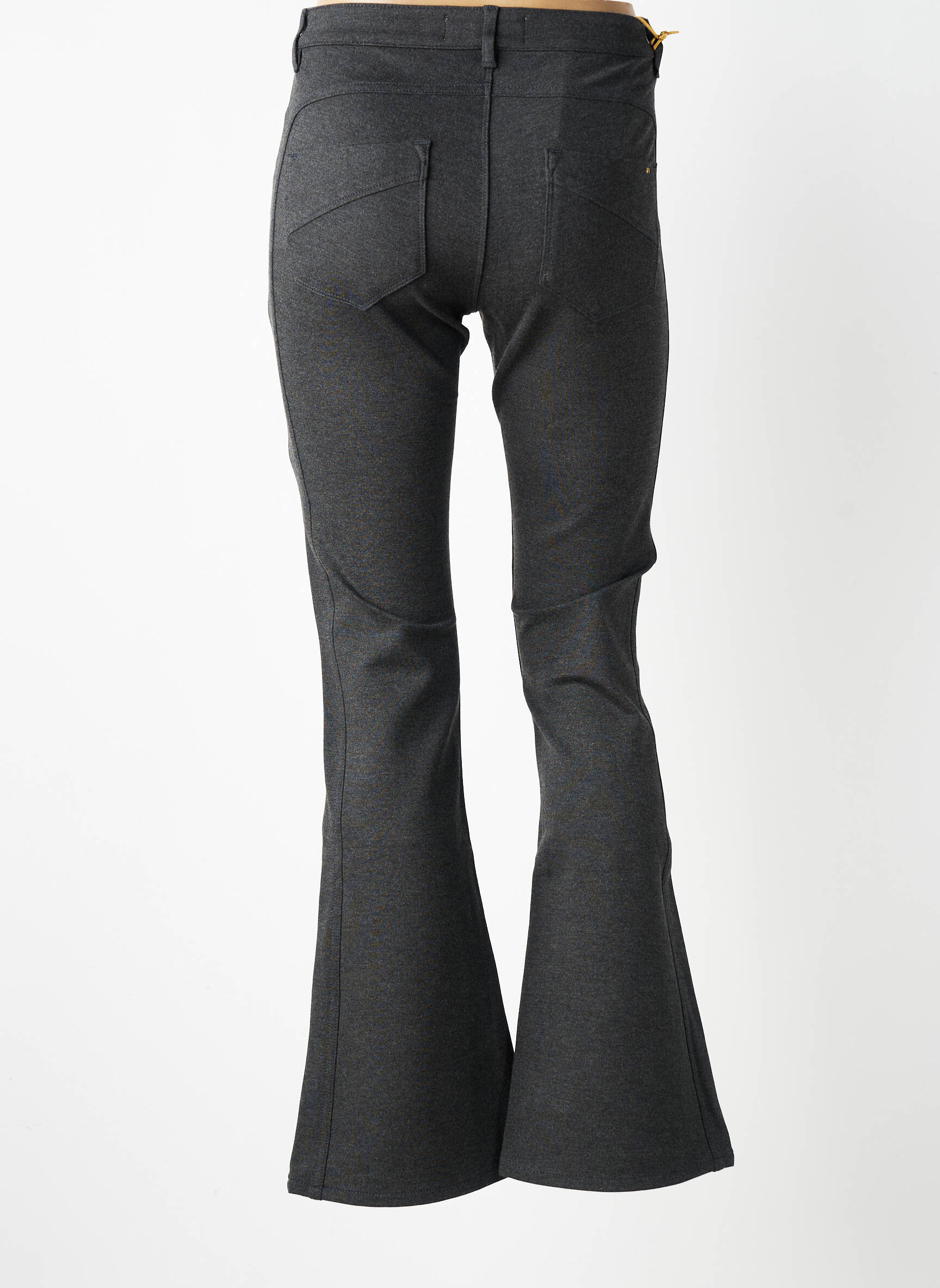 Pantalon evazat mărime normală mărime normală gri COUTURIST femeie