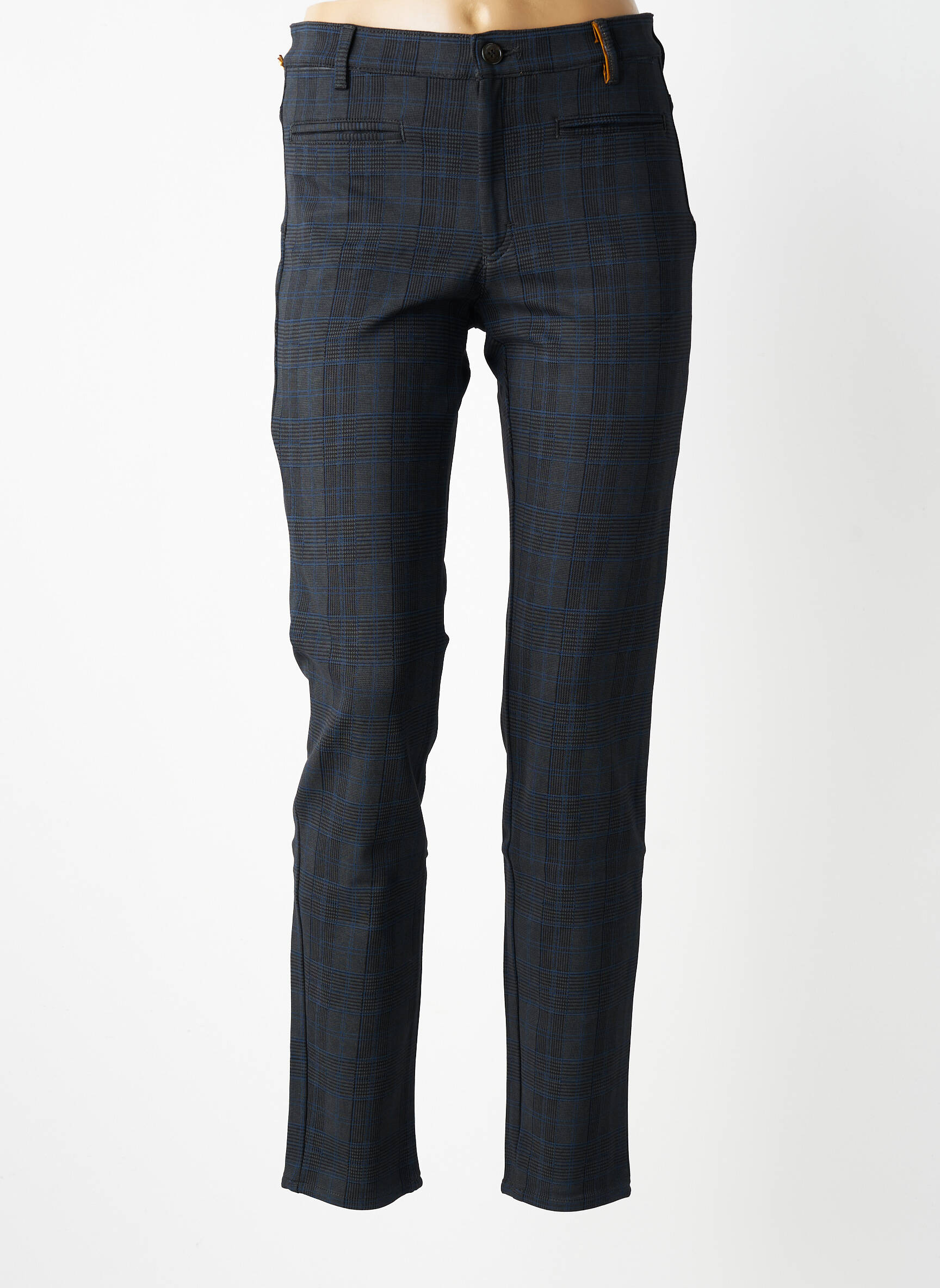 Pantalon slim elasticitate mărime normală gri COUTURIST femeie