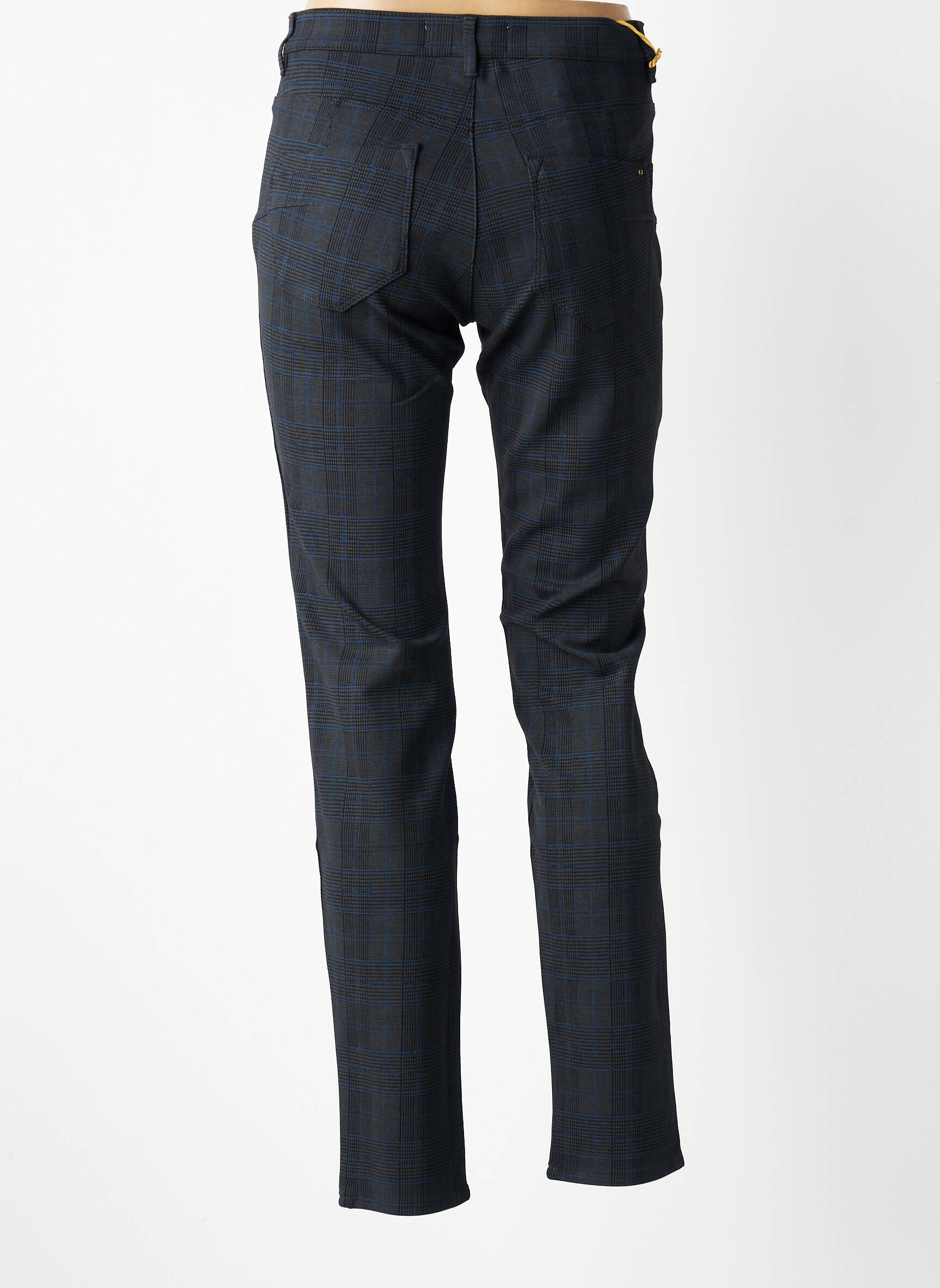 Pantalon slim elasticitate mărime normală gri COUTURIST femeie