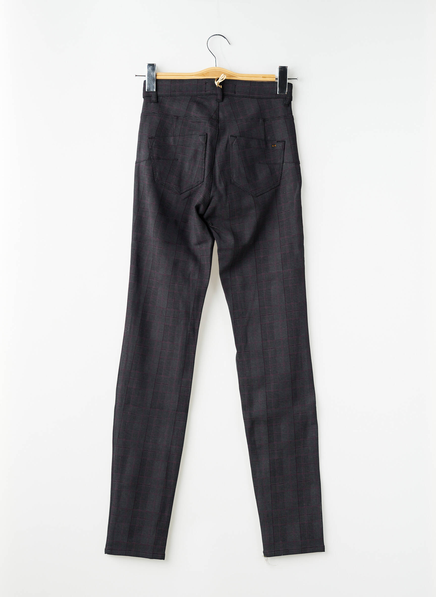 Pantalon slim elasticitate mărime normală gri COUTURIST femeie