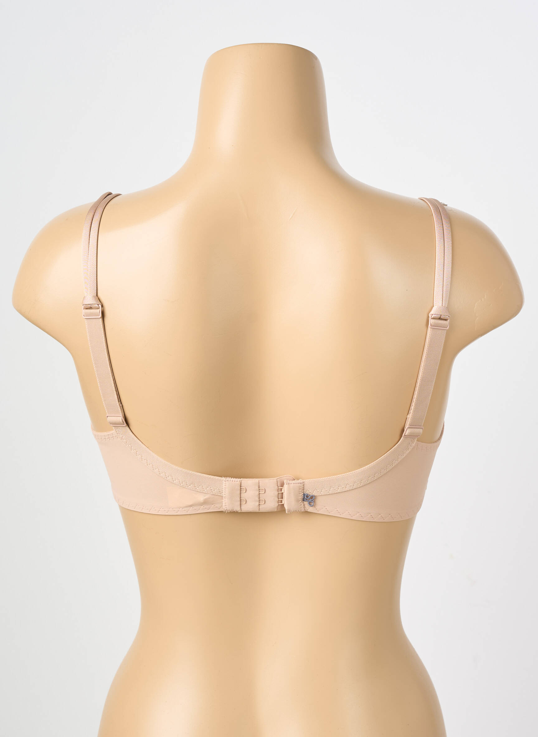 Sutien efect material satinat top sutien modelat culoare piersică SIMONE PERELE femeie