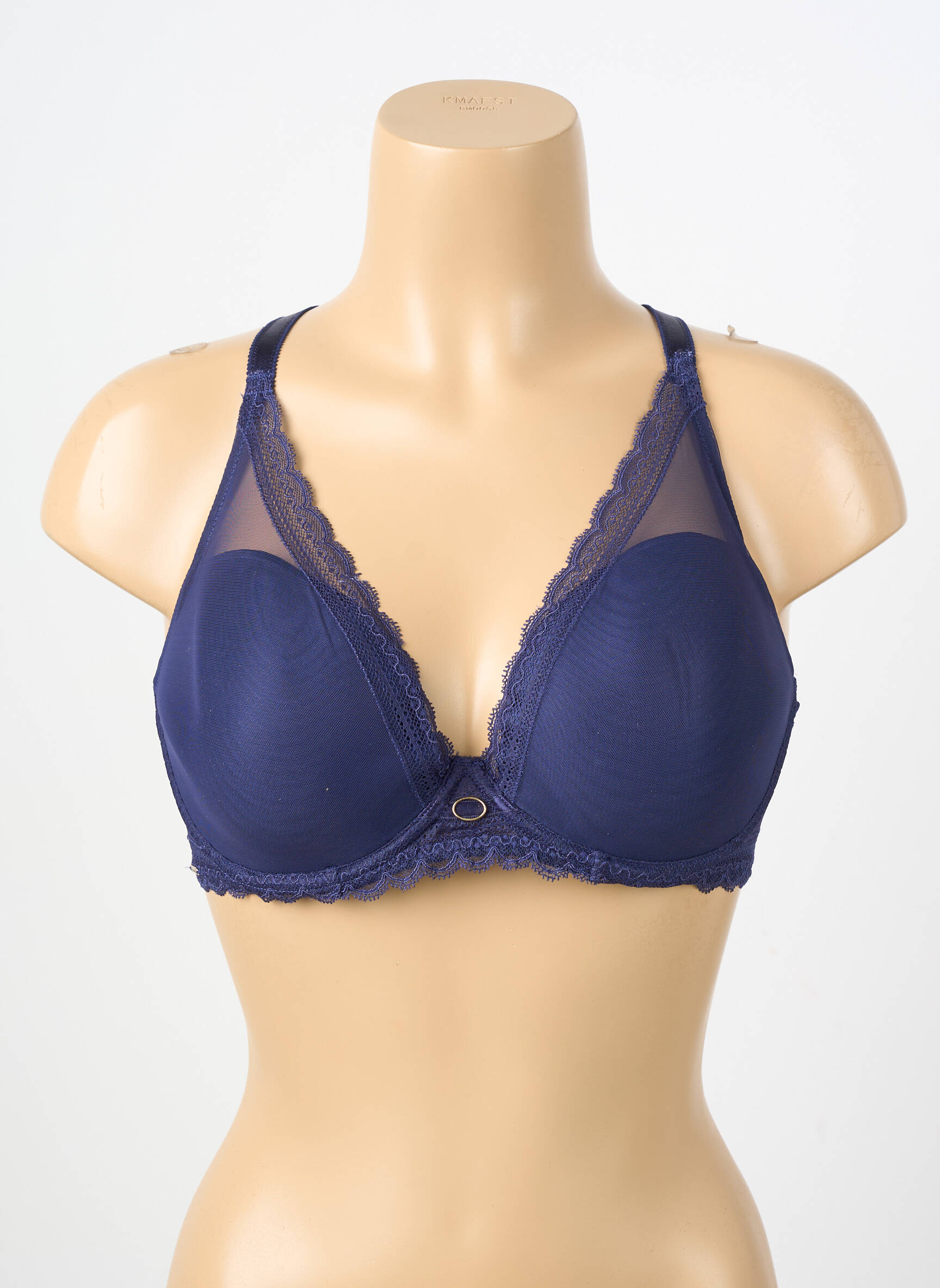Sutien bretea multi poziție top sutien modelat albastru CHANTELLE femeie