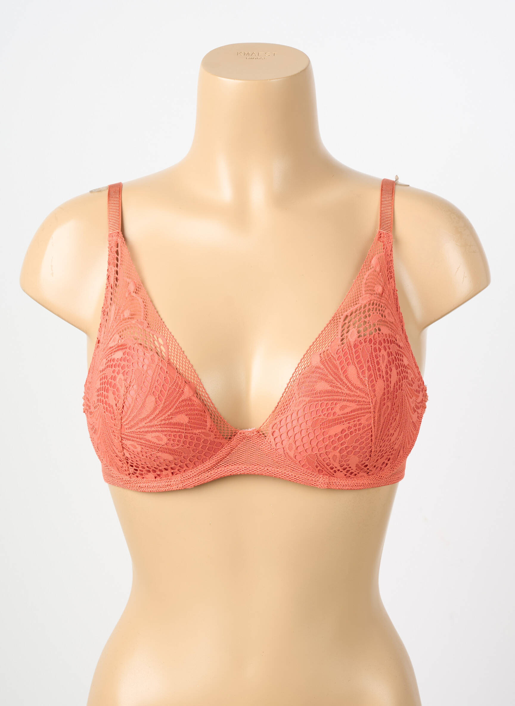 Sutien ușoară și transparentă top sutien modelat portocalie PASSIONATA femeie