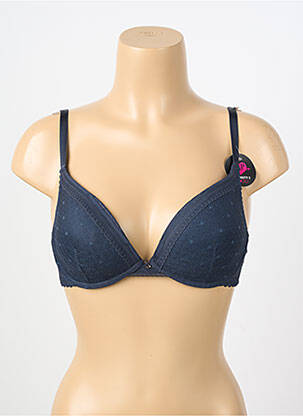 Sutien efect material satinat top sutien modelat albastru PASSIONATA femeie