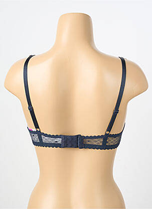 Sutien efect material satinat top sutien modelat albastru PASSIONATA femeie