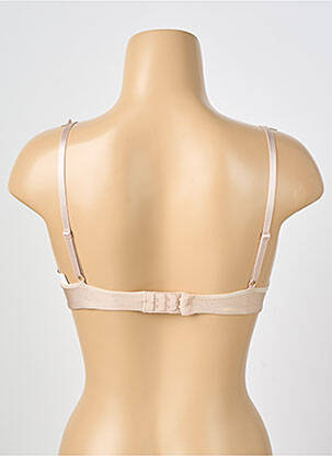 Sutien fără armatură top sutien push-up culoare piersică PASSIONATA femeie