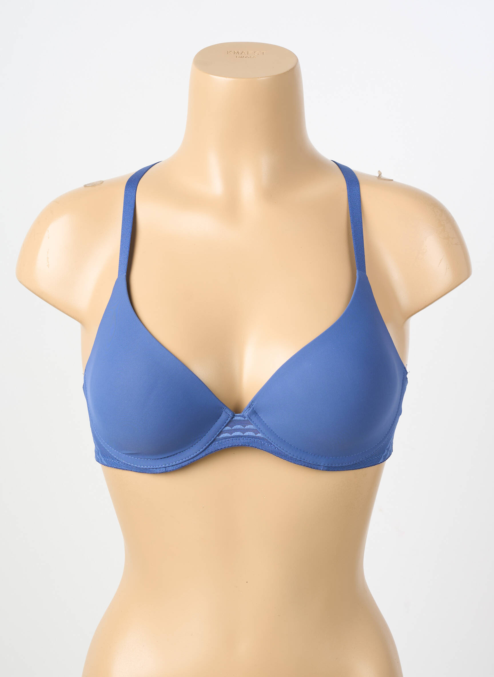 Sutien efect material satinat top sutien modelat albastru PASSIONATA femeie