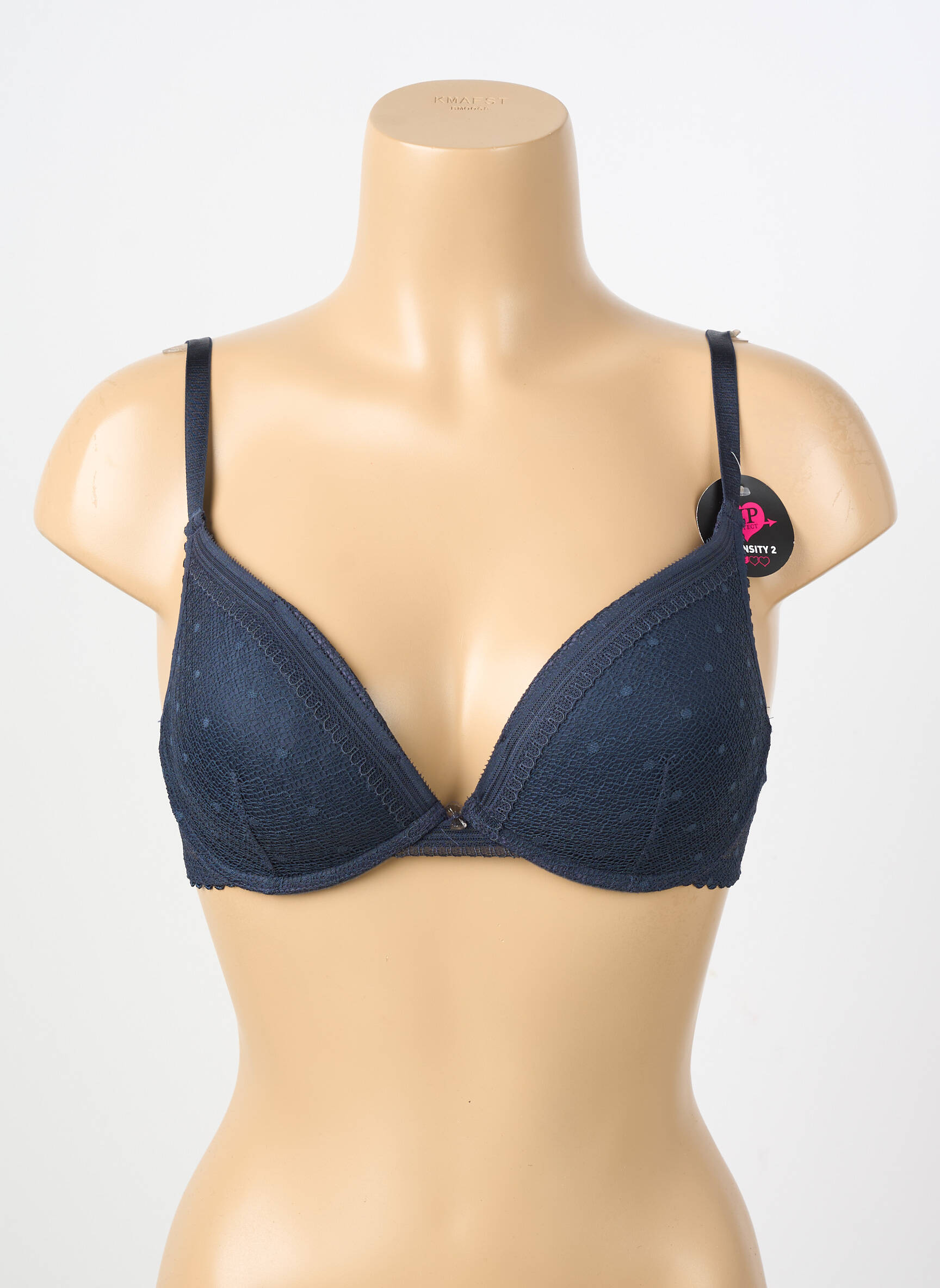 Sutien efect material satinat top sutien modelat albastru PASSIONATA femeie
