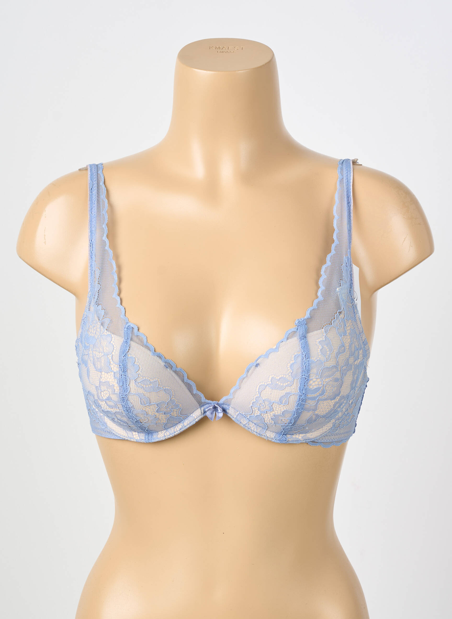 Sutien top sutien push-up top sutien push-up albastru VALEGE femeie