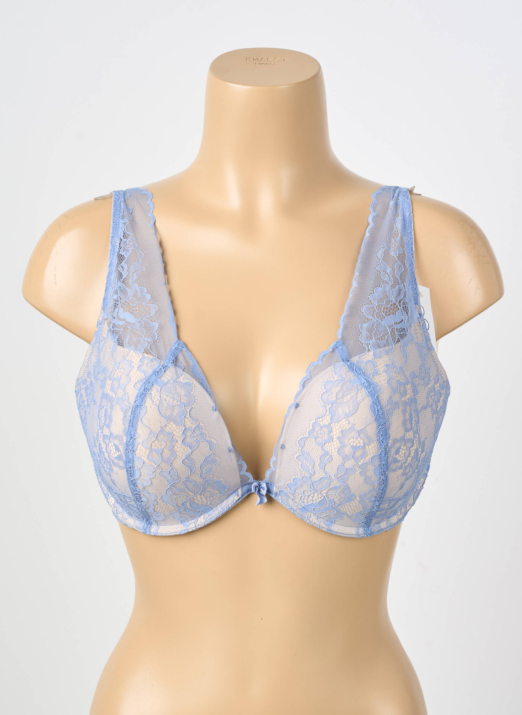 Sutien top sutien push-up top sutien push-up albastru VALEGE femeie