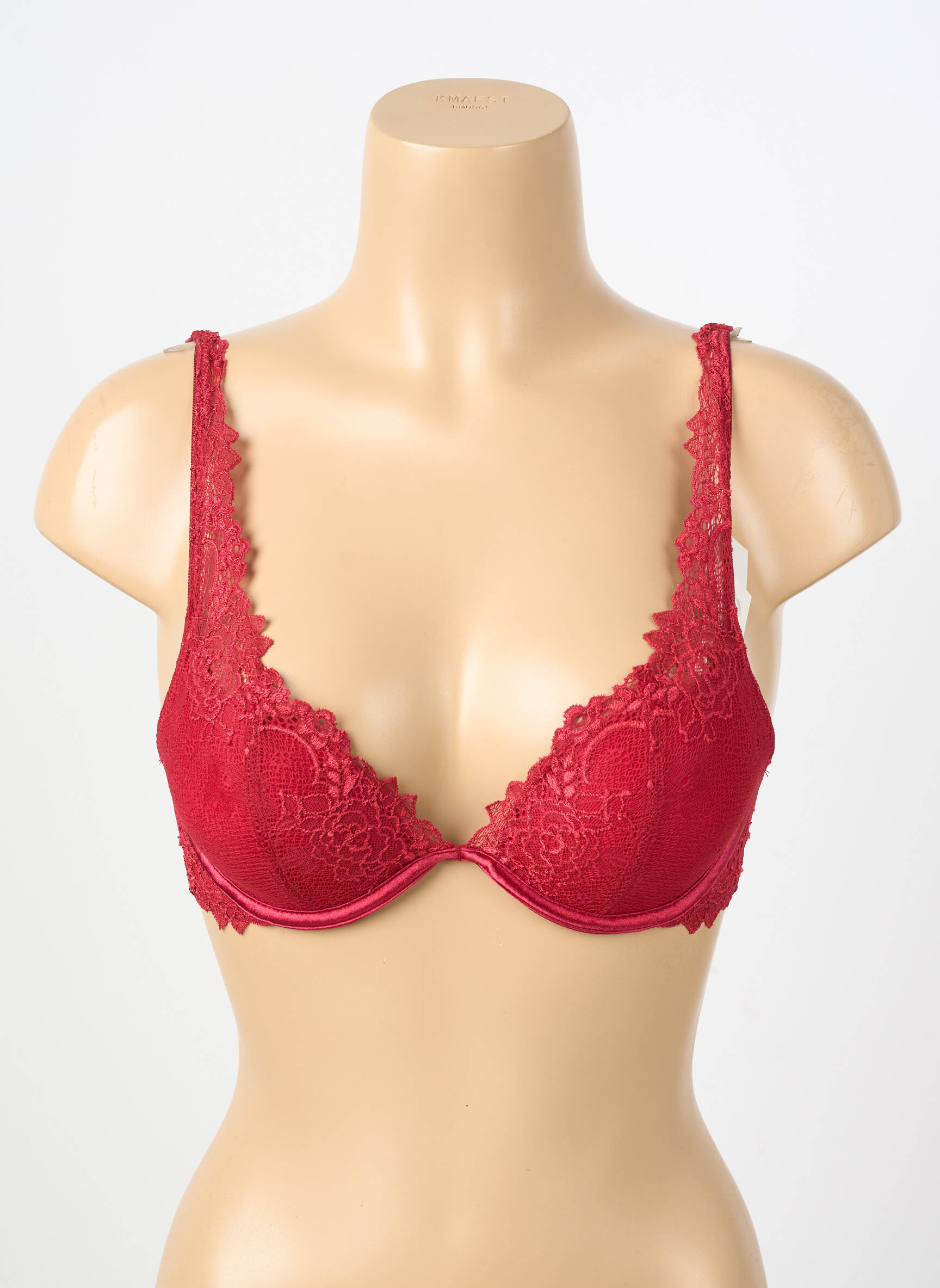 Sutien bretea multi poziție top sutien push-up roșu VALEGE femeie