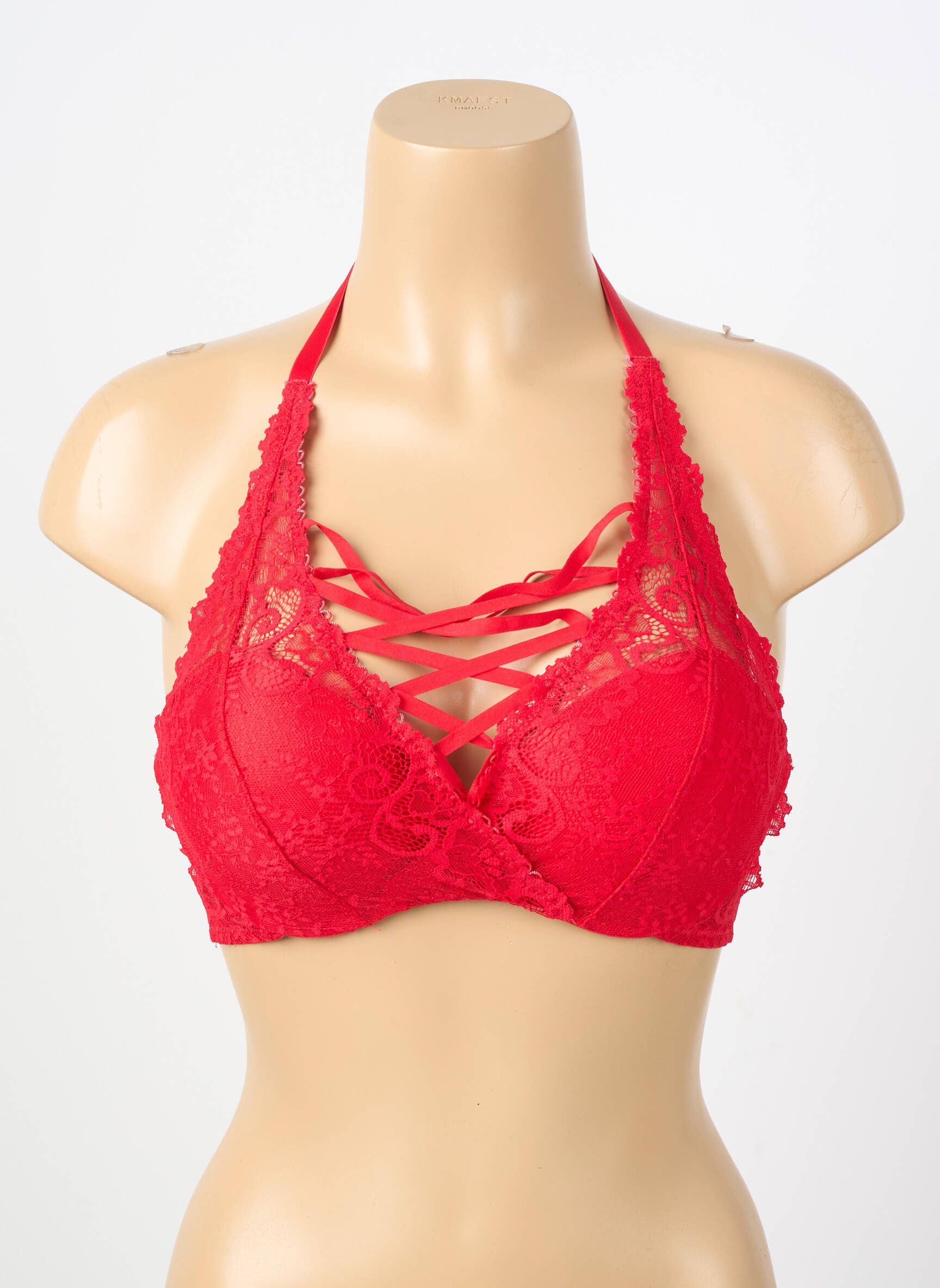 Sutien top sutien push-up top sutien push-up roșu VALEGE femeie