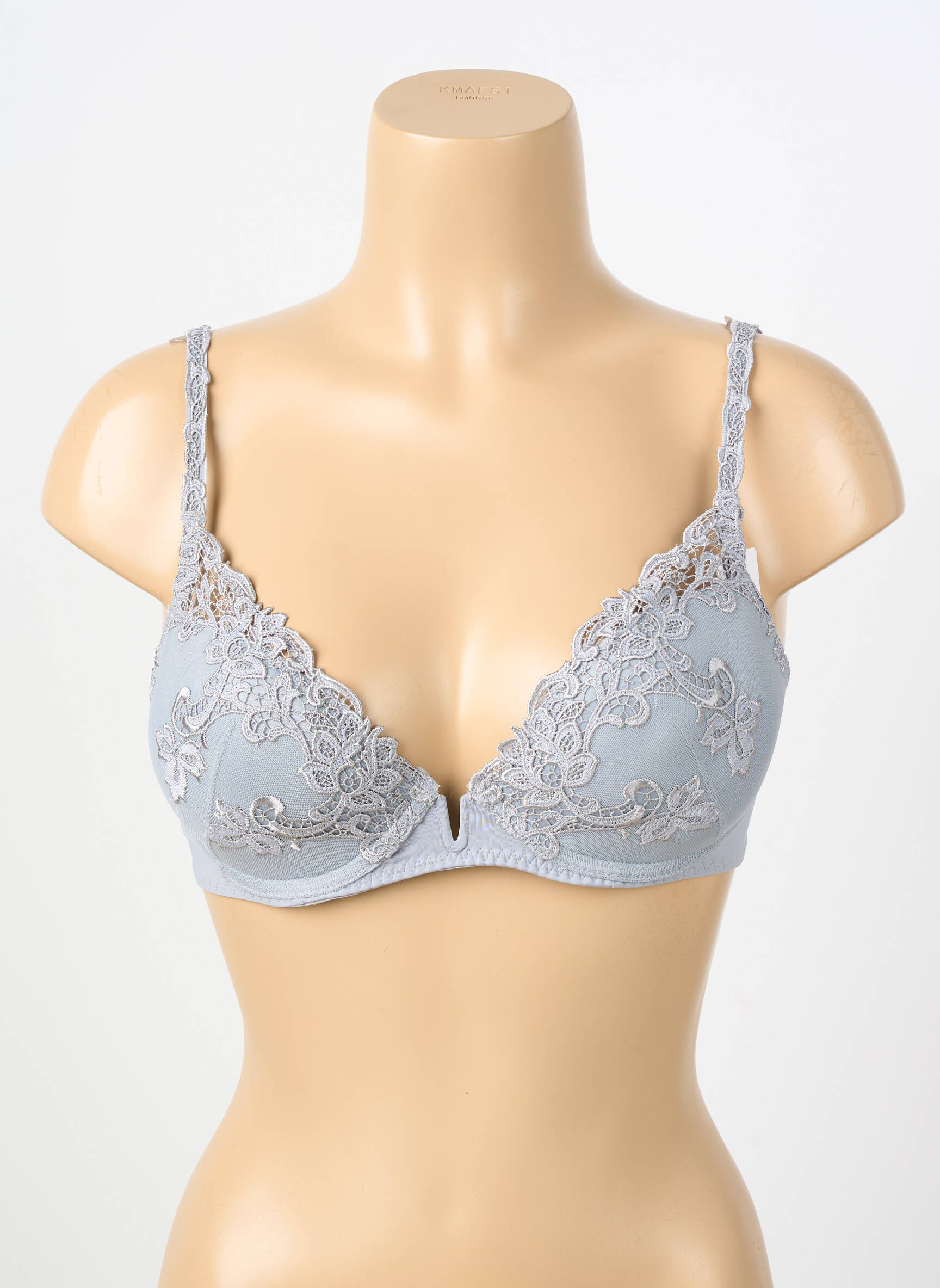 Sutien fără armatură top sutien push-up gri SIMONE PERELE femeie