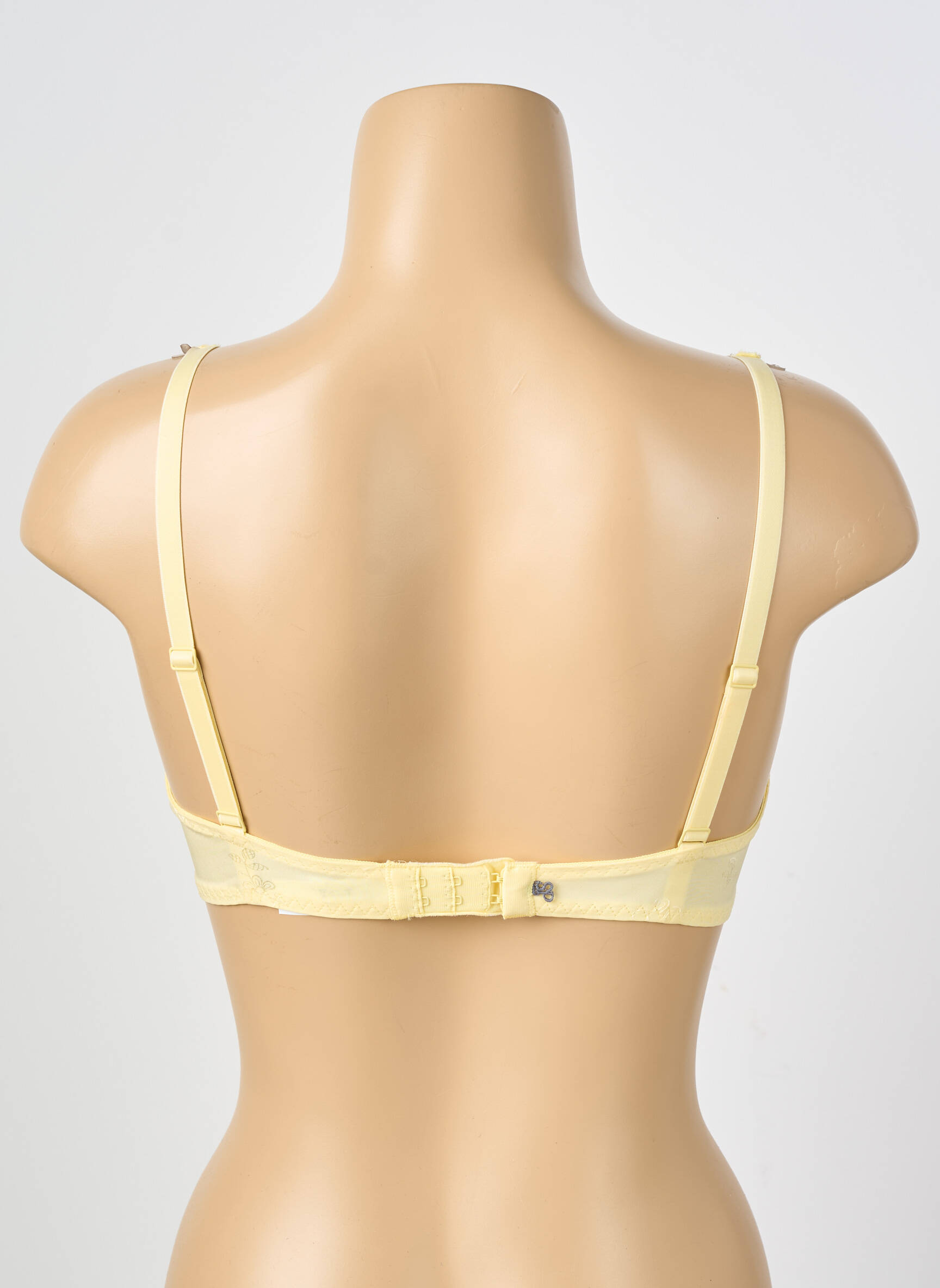 Sutien efect material satinat sutien cu susținere înaltă și burete detașabil galben SIMONE PERELE femeie