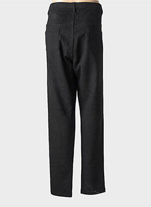 Pantalon slim talie elastică mărime normală negru S.QUISE femeie