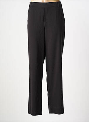 Pantalon slim talie elastică mărime normală negru CISO femeie
