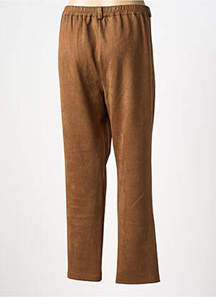 Pantalon slim talie elastică mărime normală maro OLIVER JUNG femeie