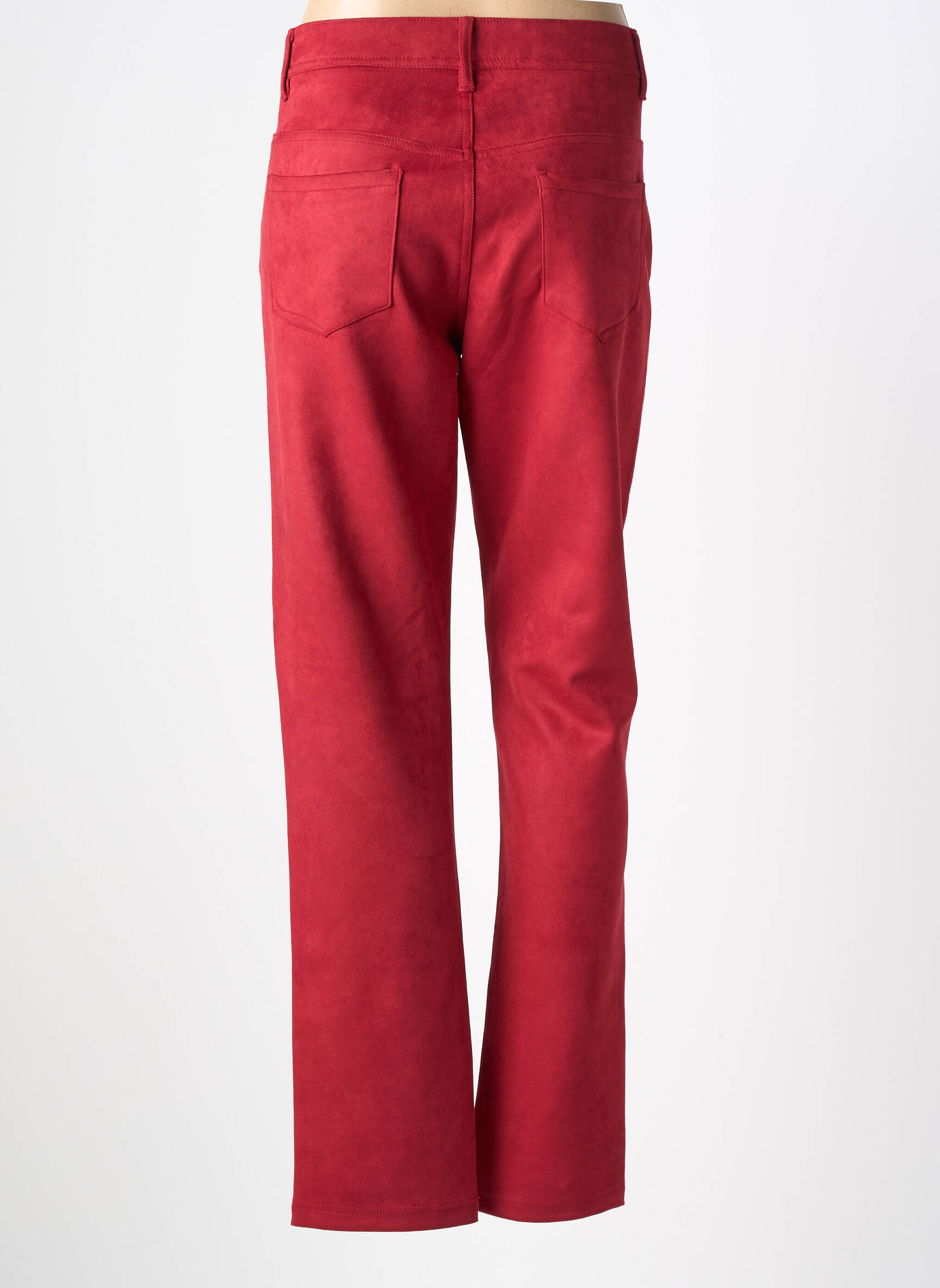 Pantalon slim elasticitate mărime normală roșu S.QUISE femeie