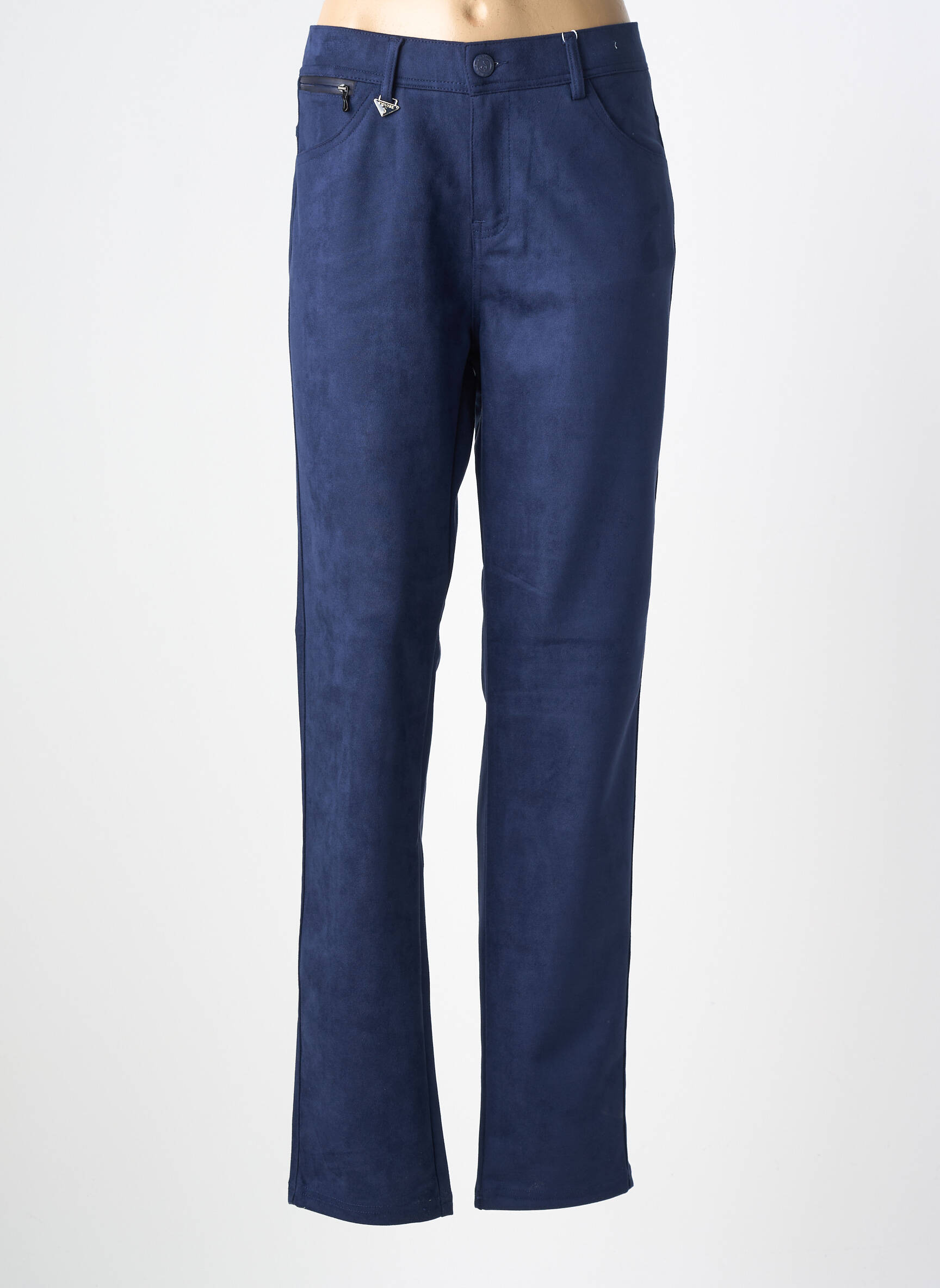 Pantalon slim elasticitate mărime normală albastru S.QUISE femeie