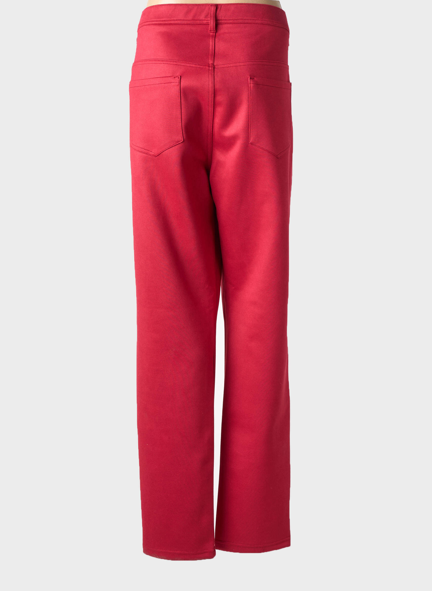 Pantalon slim elasticitate mărime normală roșu S.QUISE femeie
