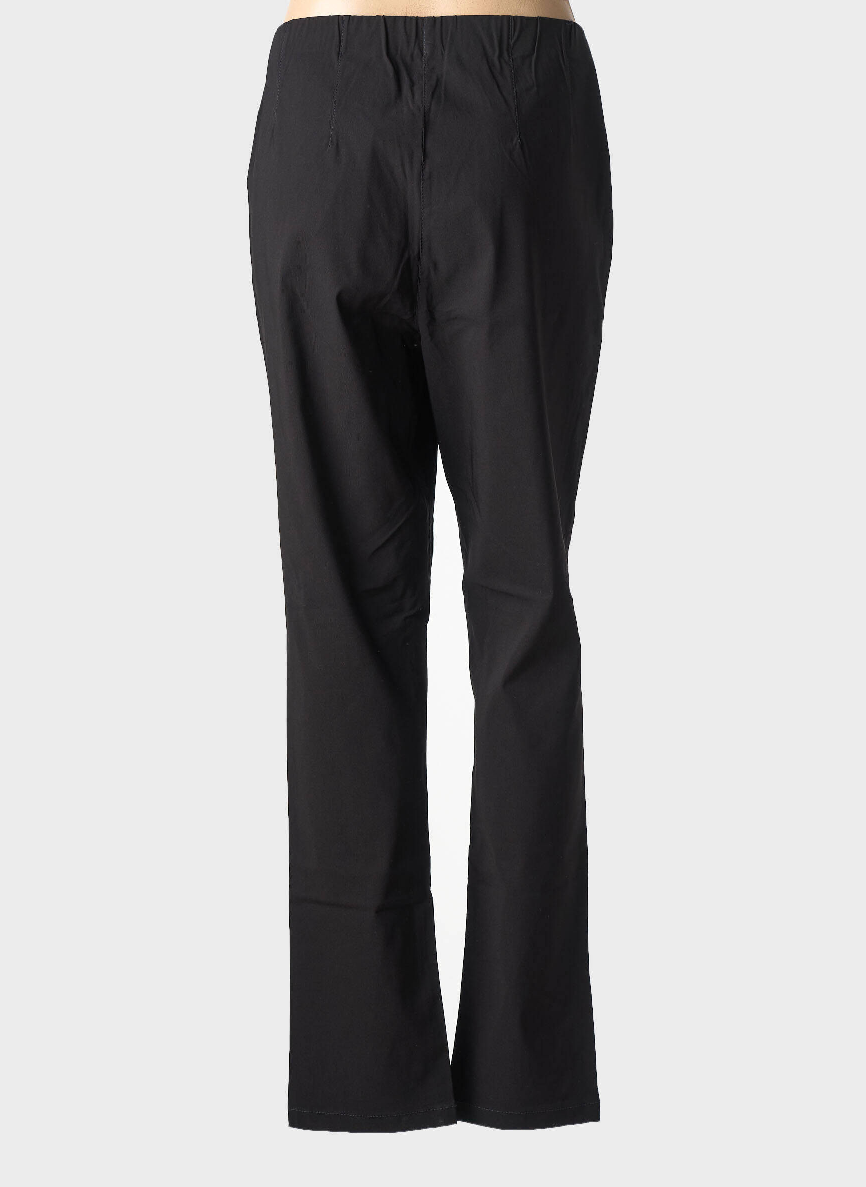 Pantalon slim talie înaltă talie înaltă negru CISO femeie
